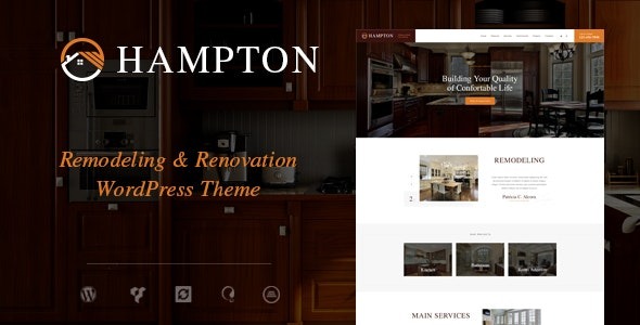 Hampton v1.3.3 家居设计与房屋翻新WordPress主题