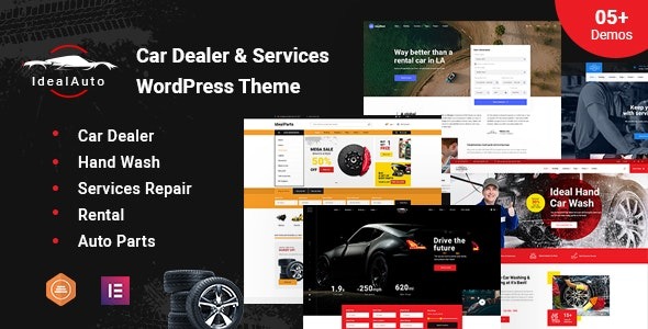 IdealAuto v3.4.7 汽车经销商与服务WordPress主题 - 专业汽车销售网站模板