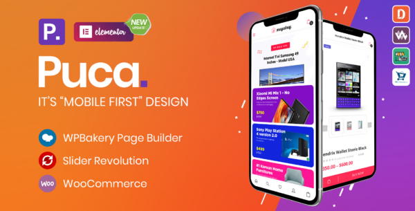 Puca (v2.6.31) 优化的移动端WooCommerce主题 - 专为电商打造的响应式设计