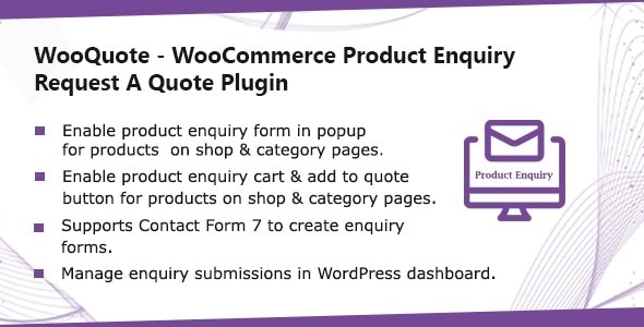 WooQuote (v1.0.9) WooCommerce产品询价与报价请求插件