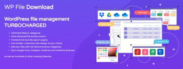 WP File Download v6.2.4 + Cloud Addon v4.8.5 [JoomUnited] - 文件管理插件