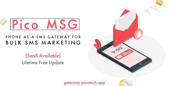 PicoMSG v1.4.7 手机作为短信网关用于批量短信营销