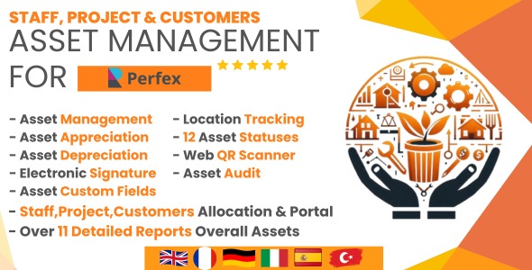 AssetCentral v1.0.0 - Perfex CRM的资产管理工具