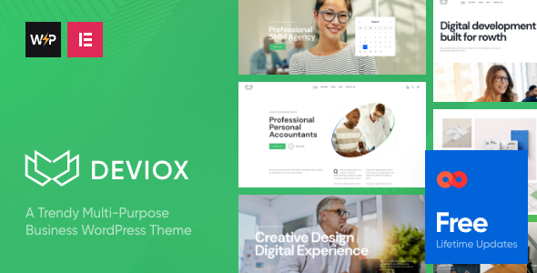 Deviox v2.3.0 时尚多功能企业WordPress主题