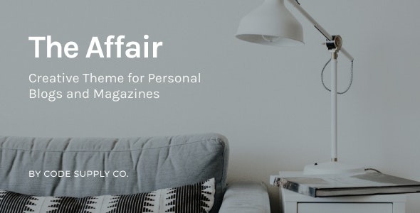 The Affair v3.5.4 创意主题 - 个人博客和杂志的理想选择