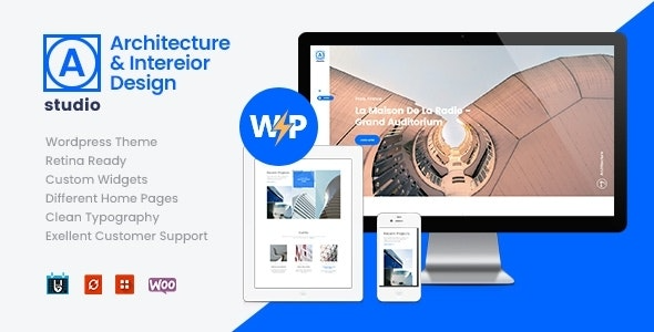 A.Studio v1.2.7 室内设计与建筑WordPress主题