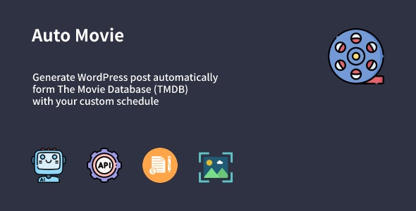Auto Movie v1.0.1 WordPress自动电影文章生成插件
