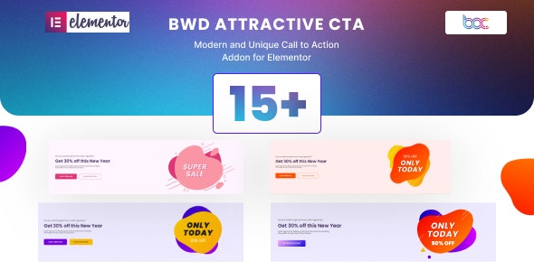 BWD Call to Action addon for elementor v1.0 - Elementor行动号召插件