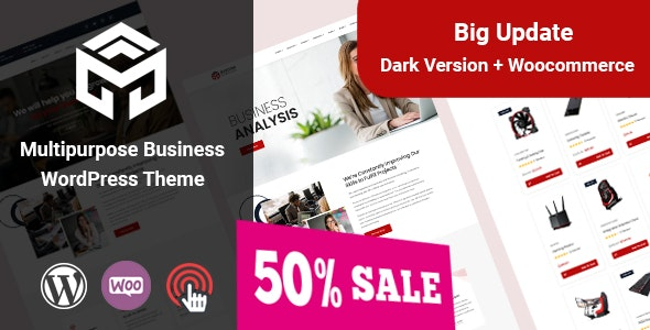 Buscom v2.0.1 Business Consulting WordPress主题 - 多功能商业咨询WordPress主题
