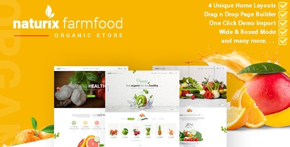 Naturix v2.5.2 Organic Store Woocommerce Theme with Drag n Drop Page Builder - 有机商店Woocommerce主题与拖放页面构建器