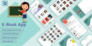 MultiVendor ebook Android App v2.2 (付费电子书应用, PDF, ePub, 支付网关) + 管理面板 + 作者面板
