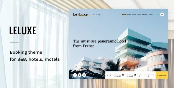 LeLuxe v.1.0.8 Hotel WordPress Theme - 豪华酒店WordPress主题