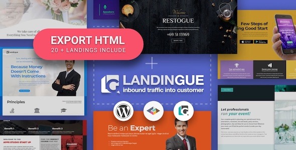 Landingue v3.2.1 WordPress网站单页和着陆页构建插件