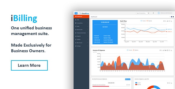 iBilling v5.0.0 CRM, Accounting and Billing Software - 强大的客户关系管理、会计和计费软件