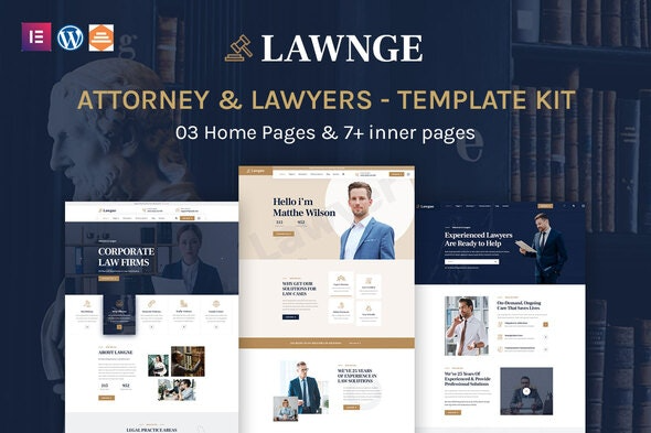 Lawgne - 律师与法律顾问Elementor模板套件