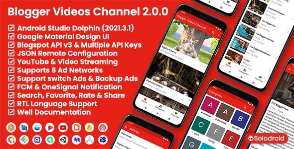 Blogger Videos Channel v1.0.0 Blogger API v3 - 视频博客频道WordPress插件