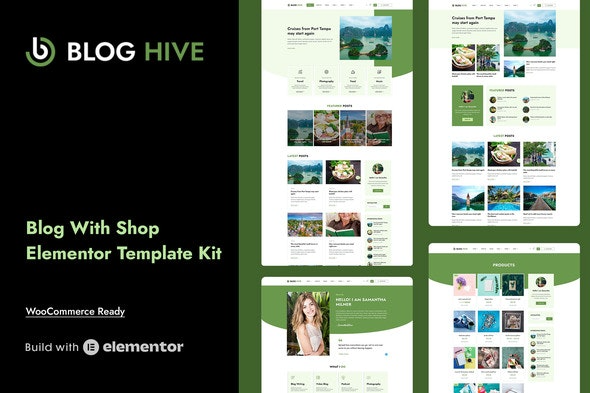 Blog Hive - 个人博客Elementor模板套件