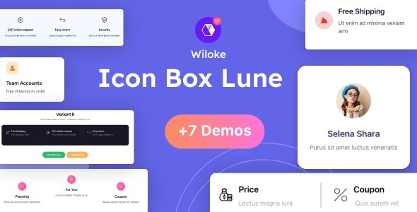 Wiloke Icon Box for Elementor v2.0.0 - Elementor图标框插件