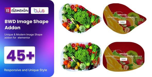 BWD Image Shape for elementor v1.0 - Elementor图像形状插件