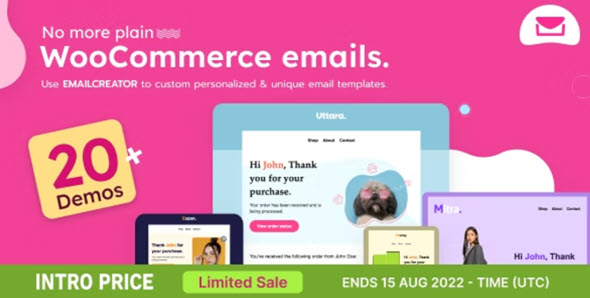 Email Creator v1.1.1 - WooCommerce电子邮件模板定制器