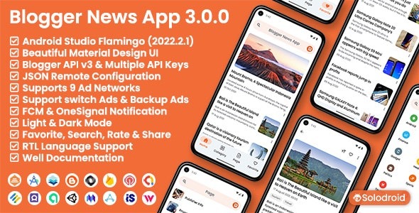 Blogger News App Blogger API v3 v3.0.0 - 博客新闻应用与Blogger API v3集成工具