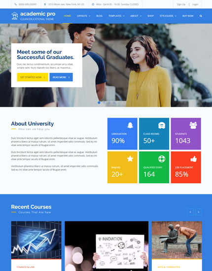 Academic Pro v2.3.6 - 学术专业WordPress主题，教育机构网站的理想选择