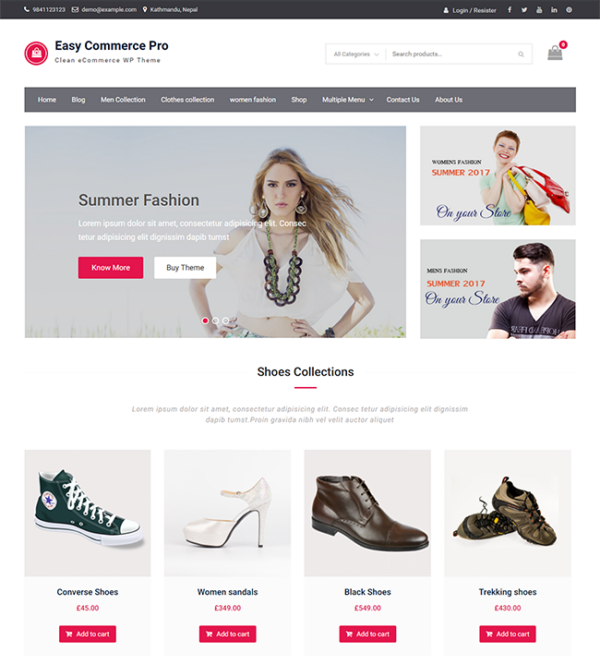 Easy Commerce Pro v2.1 - 专业电子商务WordPress主题