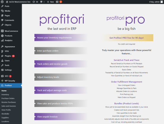 Profitori v3.1.0.5 Profitori WooCommerce ERP插件 - 高效的电子商务管理工具