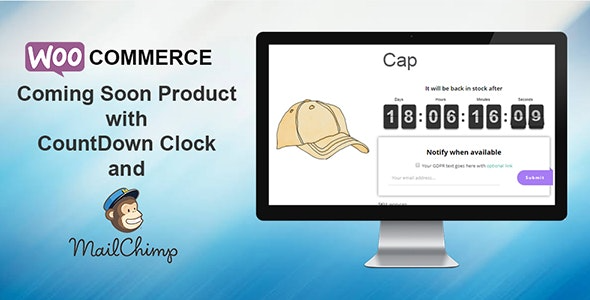 WooCommerce Coming Soon Product with Countdown v4.1 - 即将上线产品倒计时插件