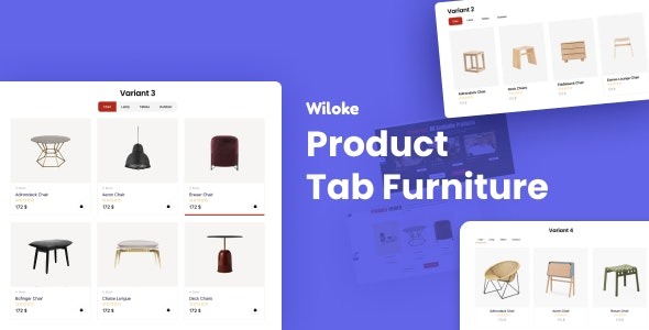 Wiloke Product Tab Furniture For Elementor v1.0.8 - 家具产品选项卡Elementor插件