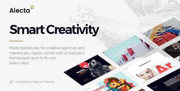 Alecta v1.8 Creative Agency Theme - 创意机构与自由职业者的智能WordPress主题