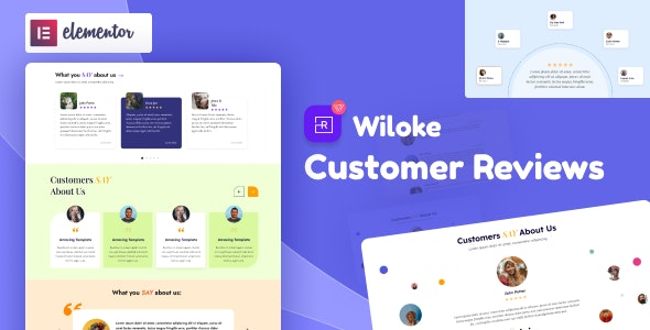 Wiloke Customer Reviews for Elementor v1.0.1 - Elementor客户评价插件