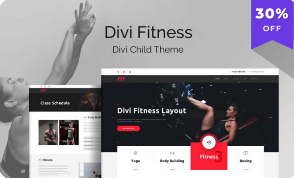 Divi Fitness v1.1.3 [WP Zone] - 专业健身网站WordPress主题