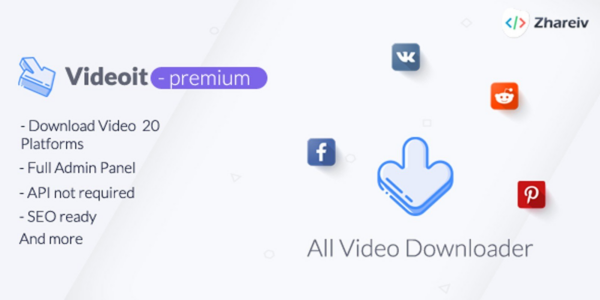 Videoit v1.1.50 All Video Downloader - 全能视频下载器WordPress插件