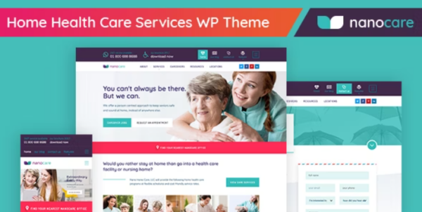 NanoCare v1.1.8 家庭健康护理与医疗护理WordPress主题