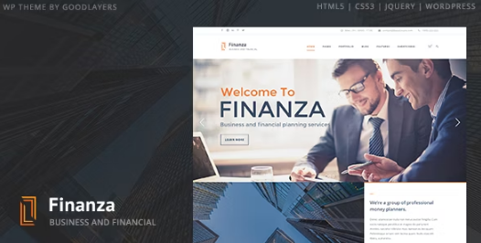Finanza v1.3.4 Business & Financial WordPress - 商业与金融WordPress主题