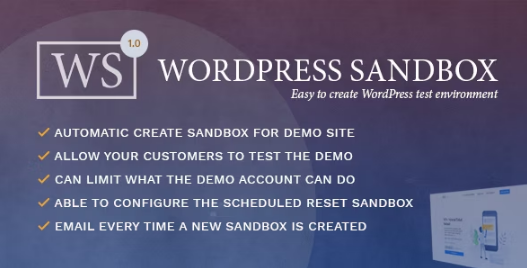 WordPress Sandbox v1.0.3 轻松创建测试环境