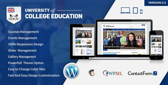 University (v2.3.0) 教育响应式WordPress主题