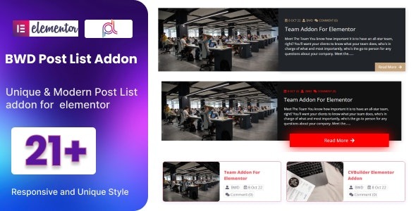 Blog Post List For Elementor v1.0 - Elementor博客文章列表插件