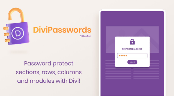 Divi Passwords Protected v1.0.0 - Divi密码保护插件