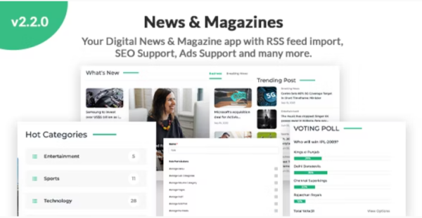 News v1.0 Laravel新闻杂志与博客/文章PHP脚本