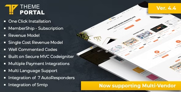 Theme Portal Multi-Vendor eCommerce Marketplace – 销售数字产品、主题、插件、PHP脚本 v4.5
