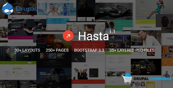 Hasta v1.4 多功能响应式商务主题 - 电子商务网站的理想选择