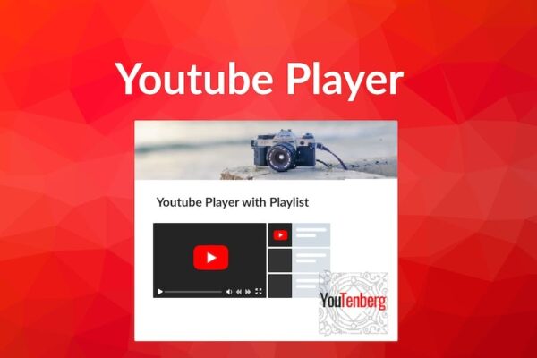 Youtenberg v1.0.2 Gutenberg YouTube Player with Playlis - WordPress古腾堡YouTube播放器与播放列表插件