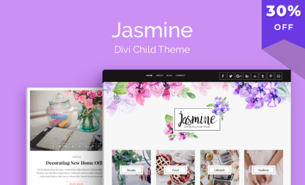 Jasmine Blog Theme v2.0.2 [Wp Zone] - 优雅博客WordPress主题