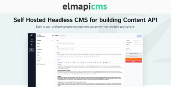 ElmapiCMS v2.0.0 无头CMS用于构建内容API