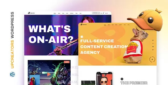 UpCreators v1.0 Digital Creators WordPress Theme - 数字创作者WordPress主题