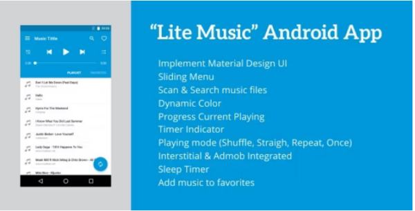 Lite Music v5.1 Android Music Player - 轻量级安卓音乐播放器