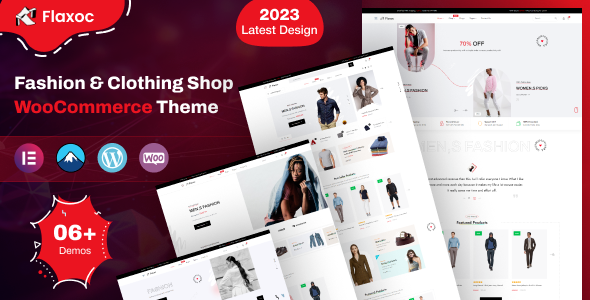 Flaxoc v1.0.2 时尚商店 WooCommerce 主题 - 专为时尚电商设计