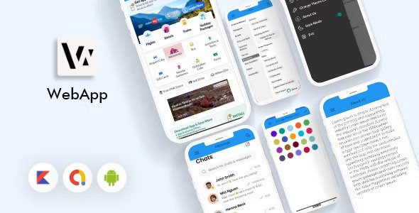 WebApp v1.0 将网站转换为安卓应用 | Web View App | Web to App